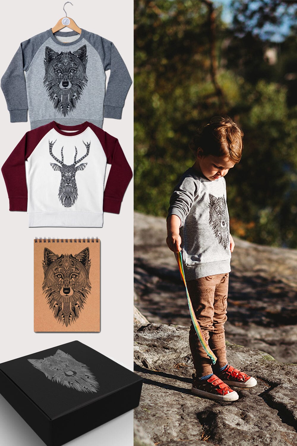 Kids Jumper Gift Set | Stag & the Wolf