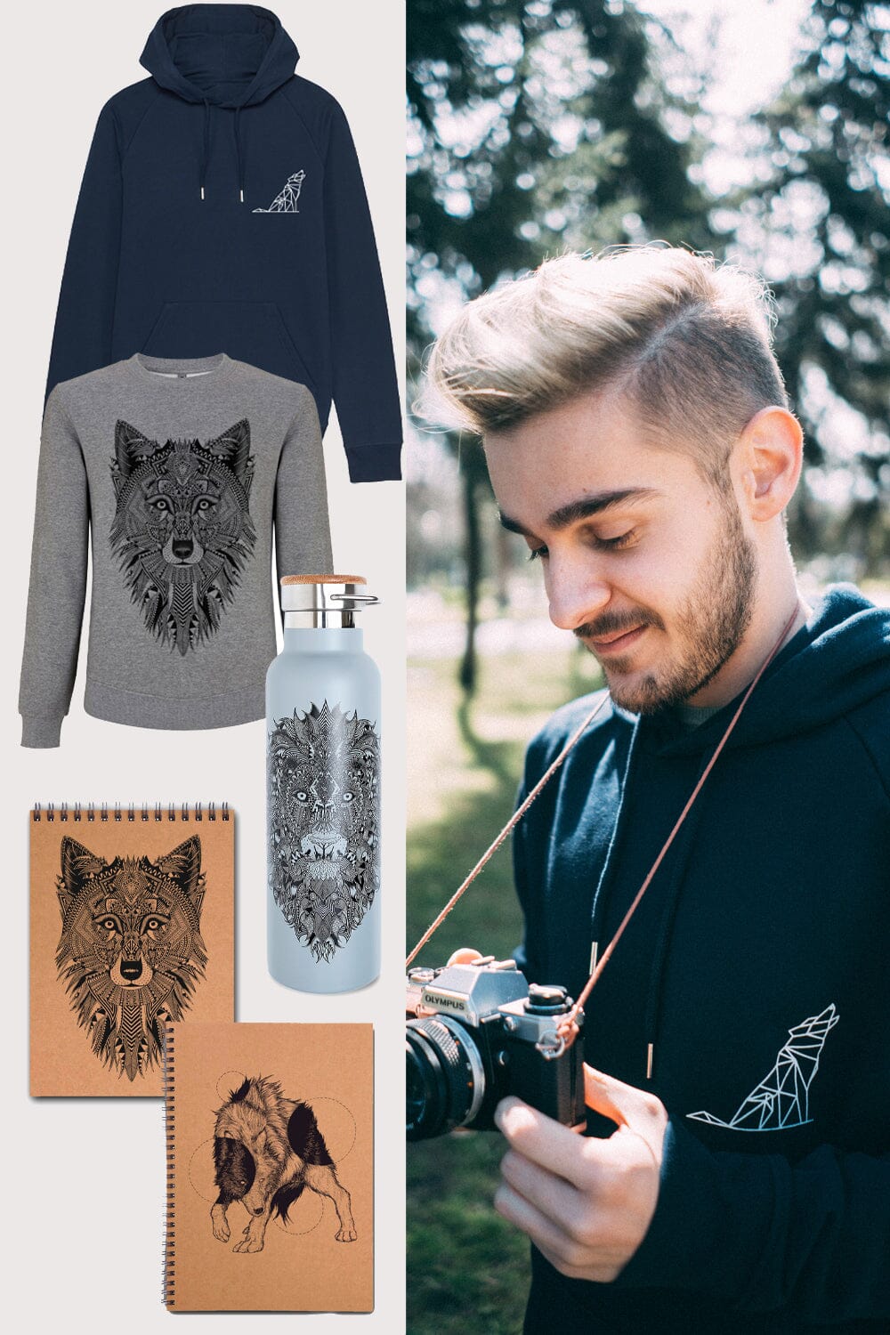 Wolf Hoodie & Sweatshirt | GIFT SET