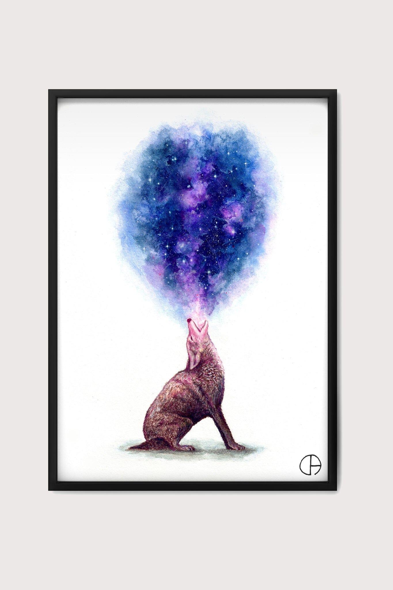 Cosmic Wolf Fine Art Print