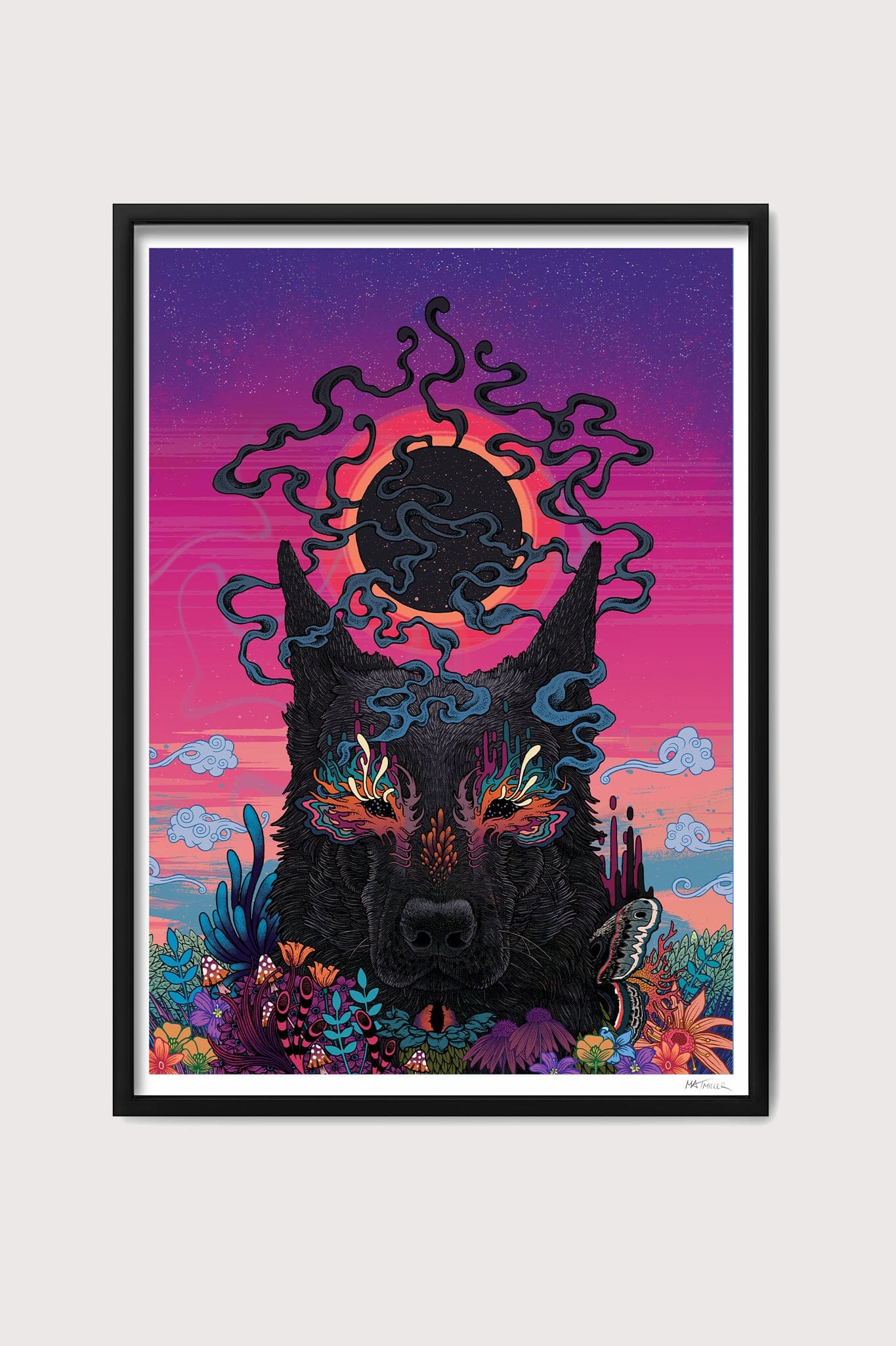 Black Eyed Dog Fine Art Print