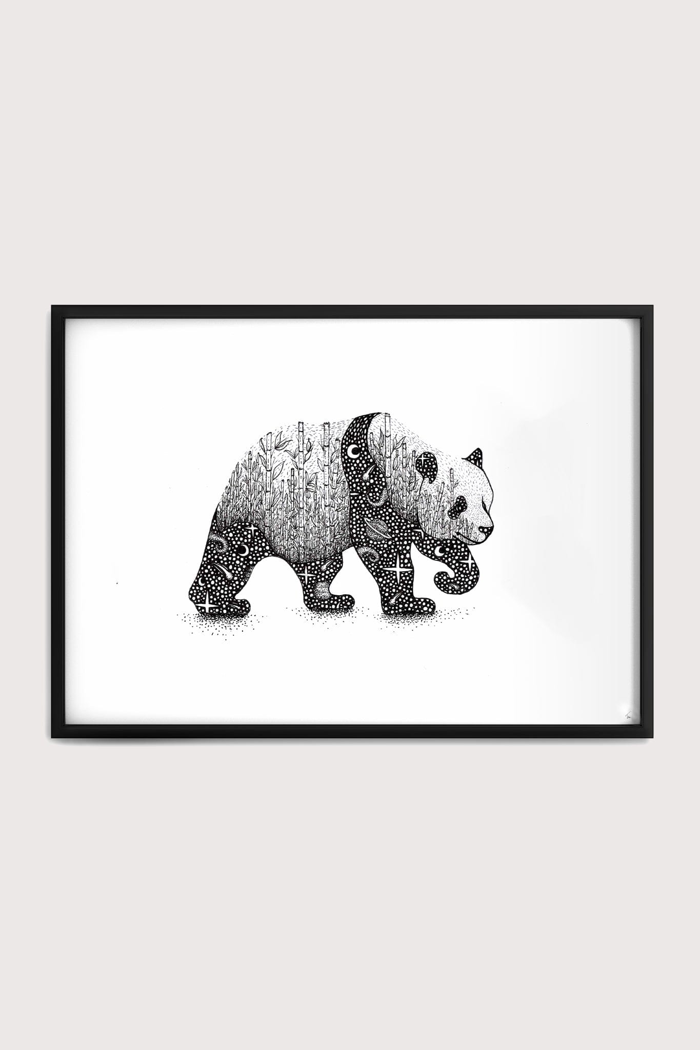 The Wandering Panda Fine Art Print