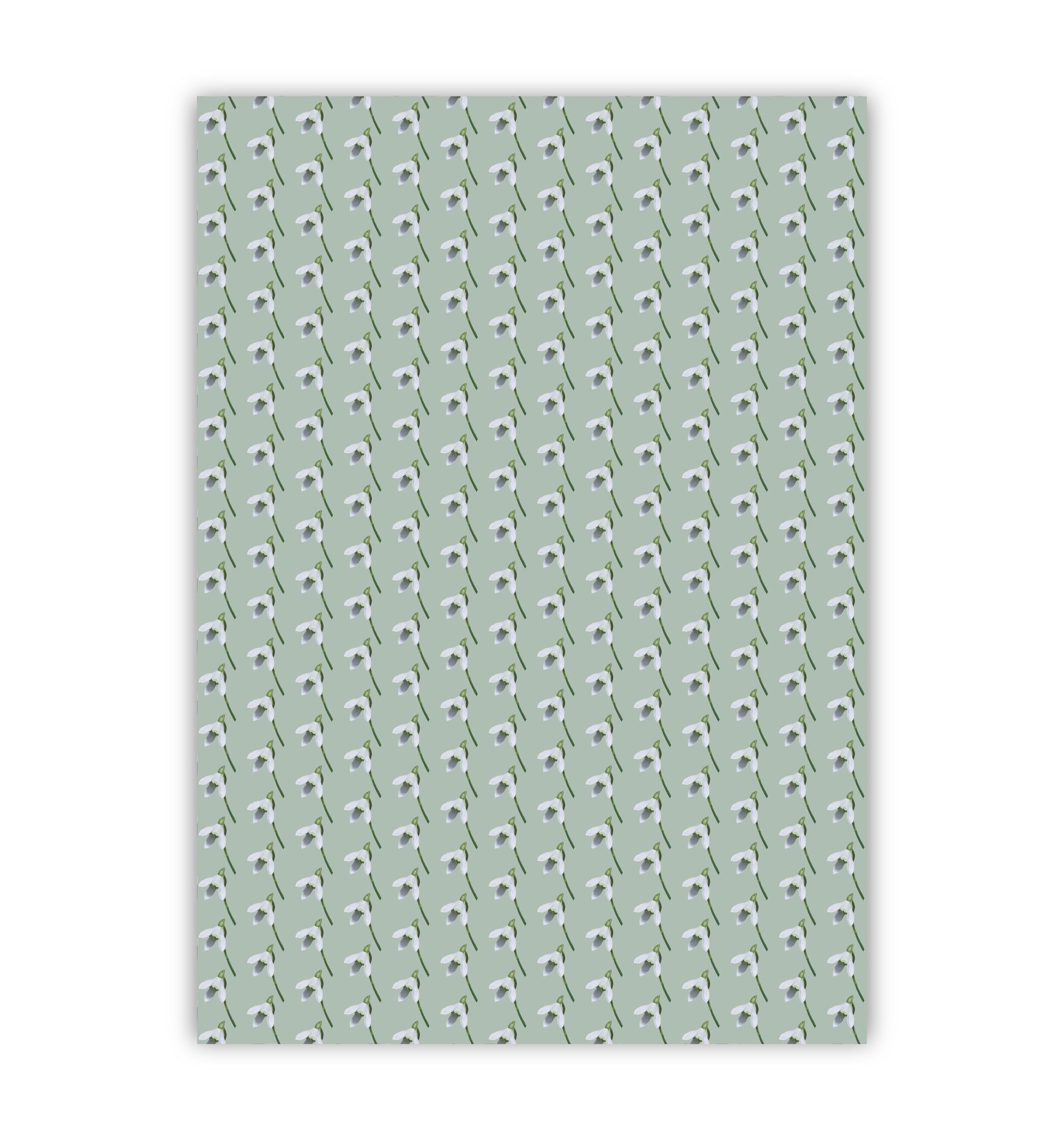 Snow Drop Wrapping Paper