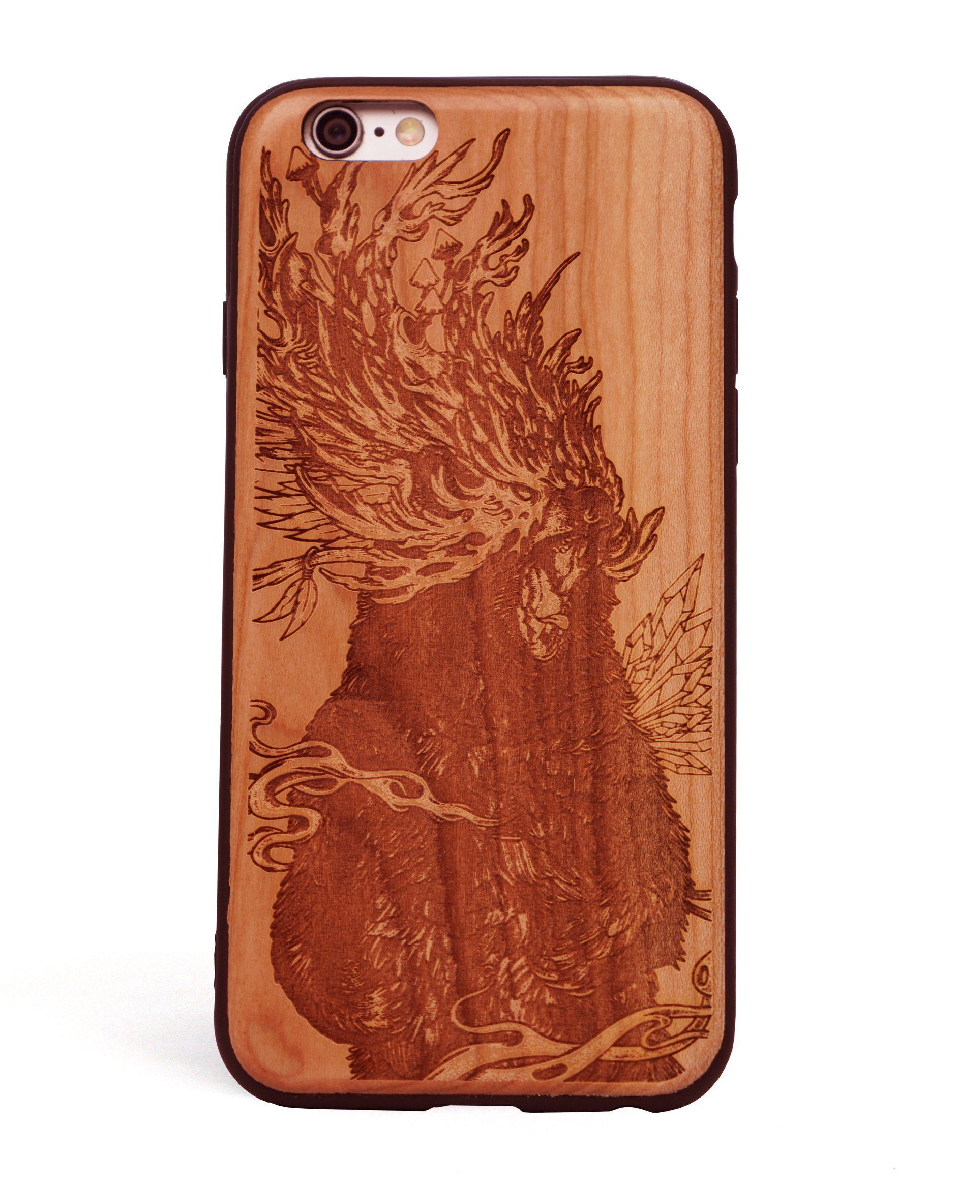 Wooden Phone Case | Journeying Spirit Bear Sale
