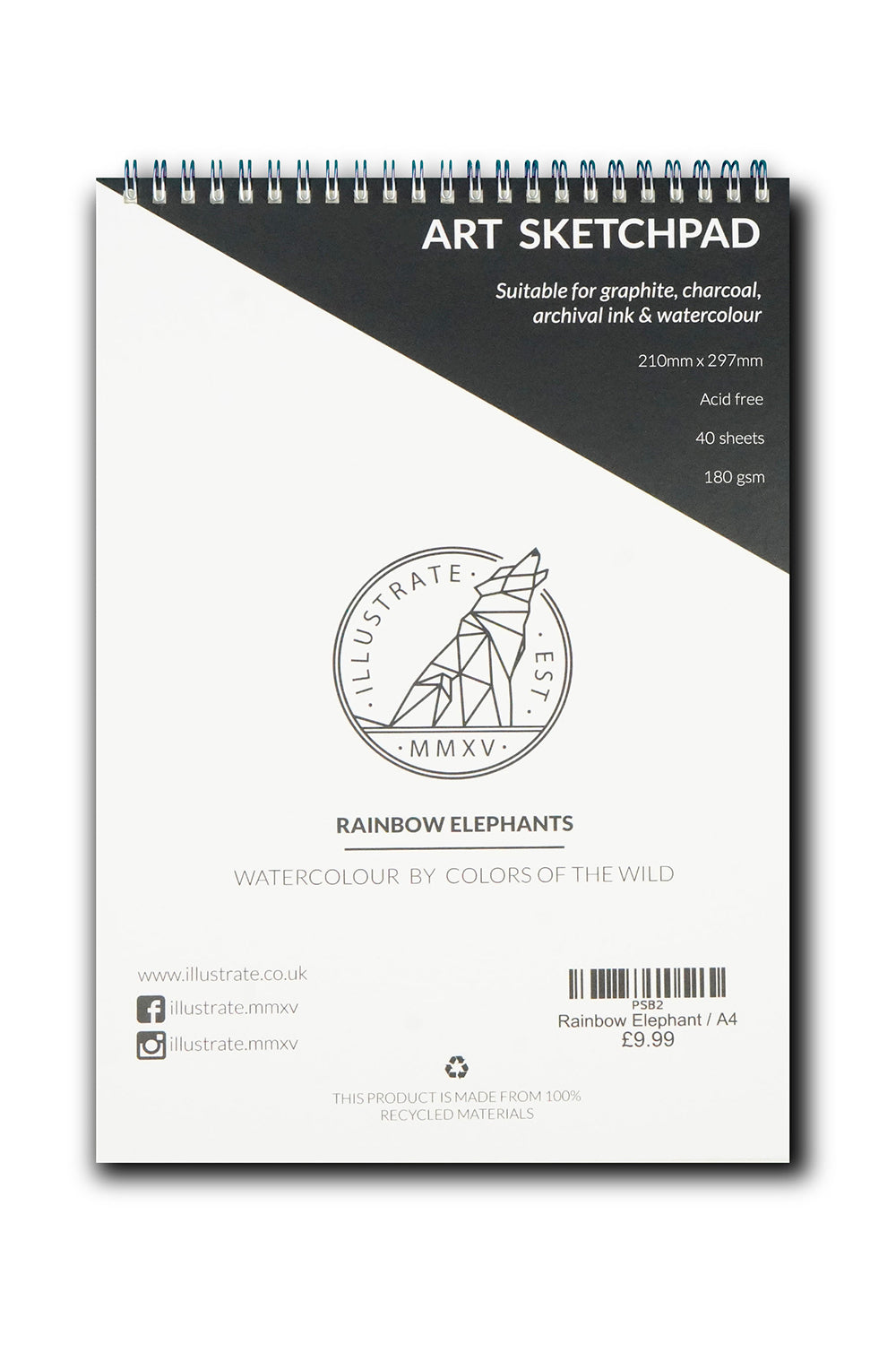 Rainbow Elephant Sketchbook
