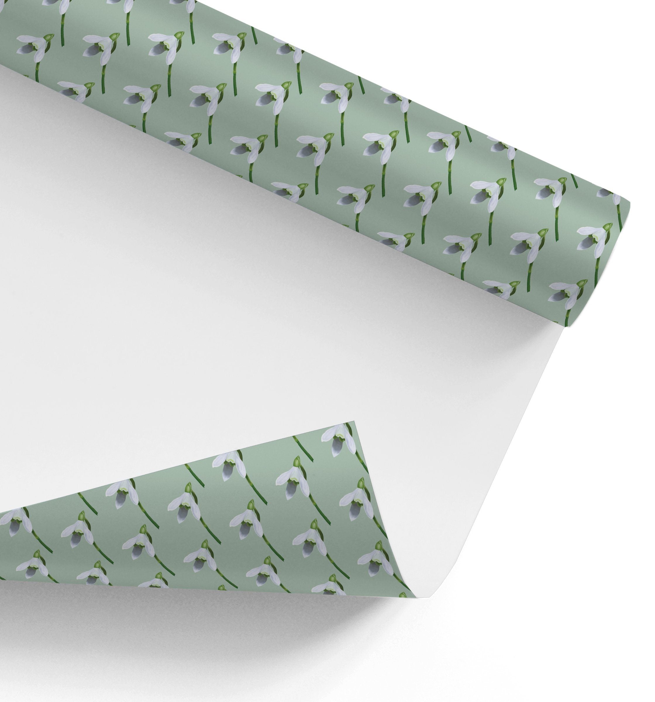 Snow Drop Wrapping Paper
