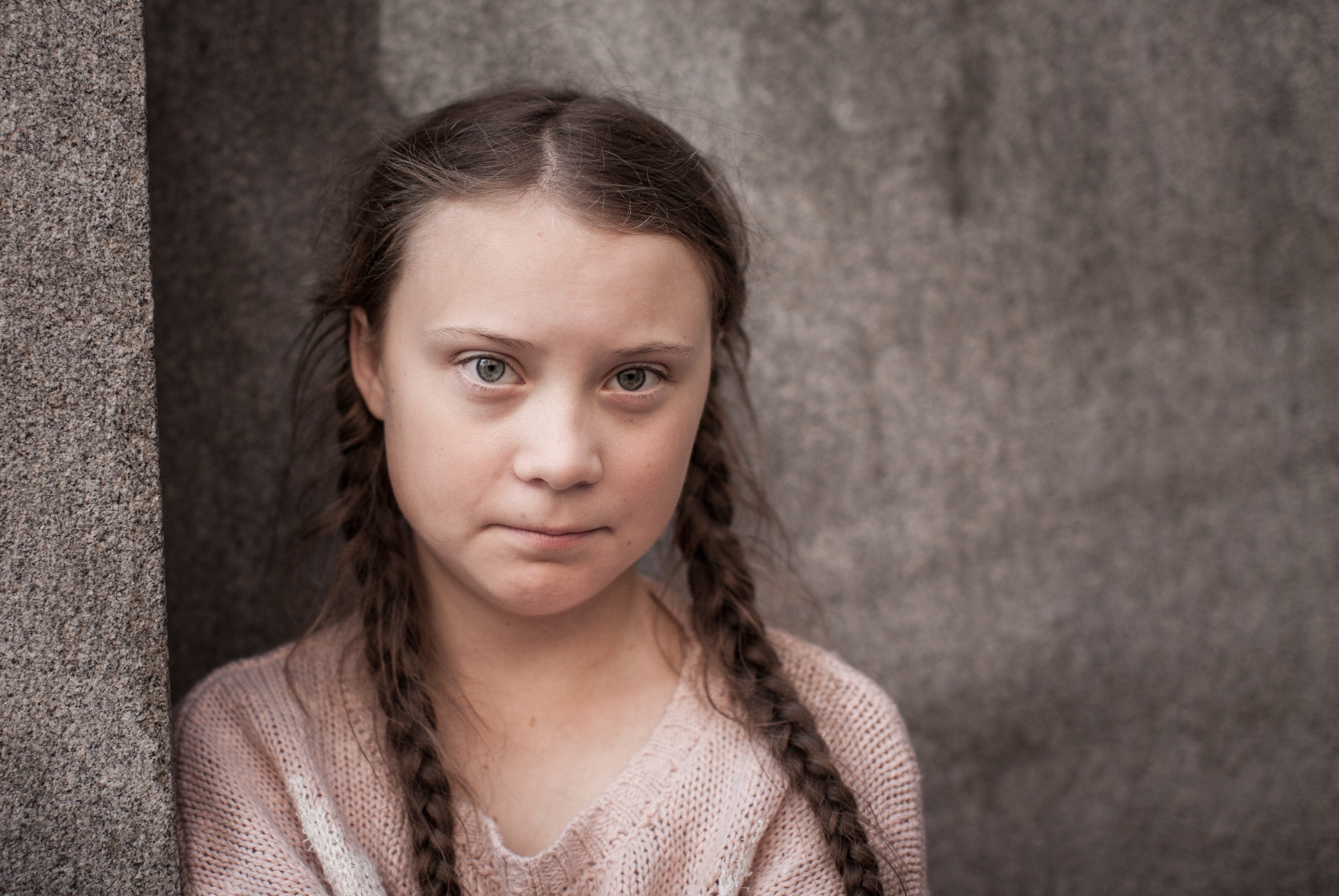 Greta Thunberg portrait.