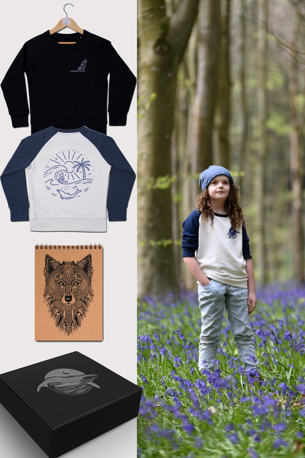 Kids Jumper Gift Set | Whale & the Wolf