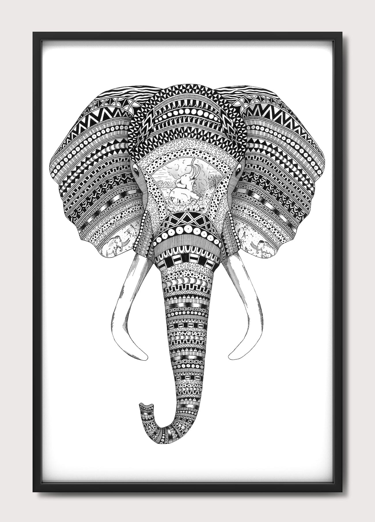 Elephant Print Gift Set