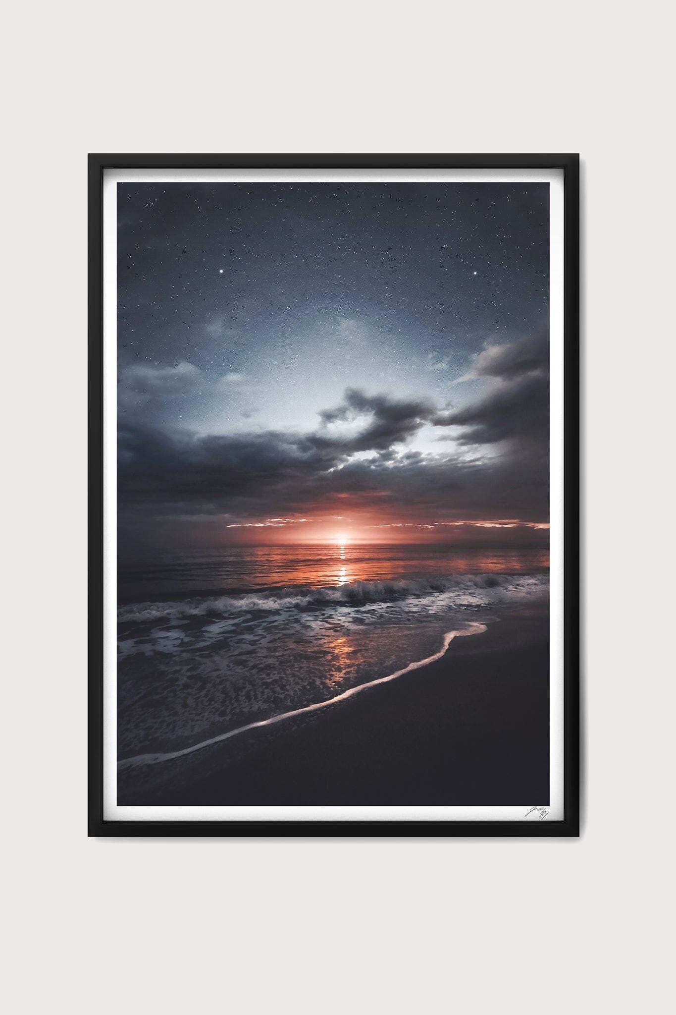 The Sun Goes Down The Stars Come Up Fine Art Print