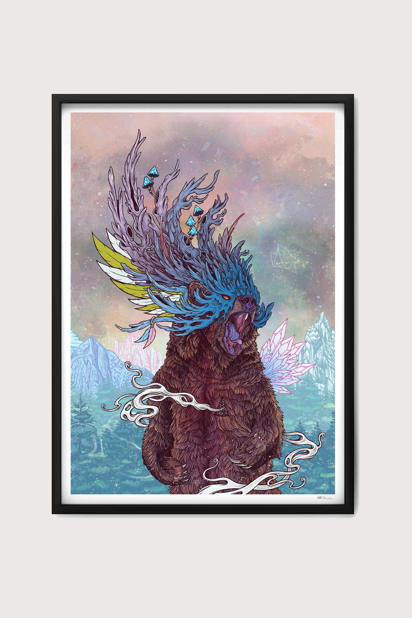 Journeying Spirit Bear Fine Art Print