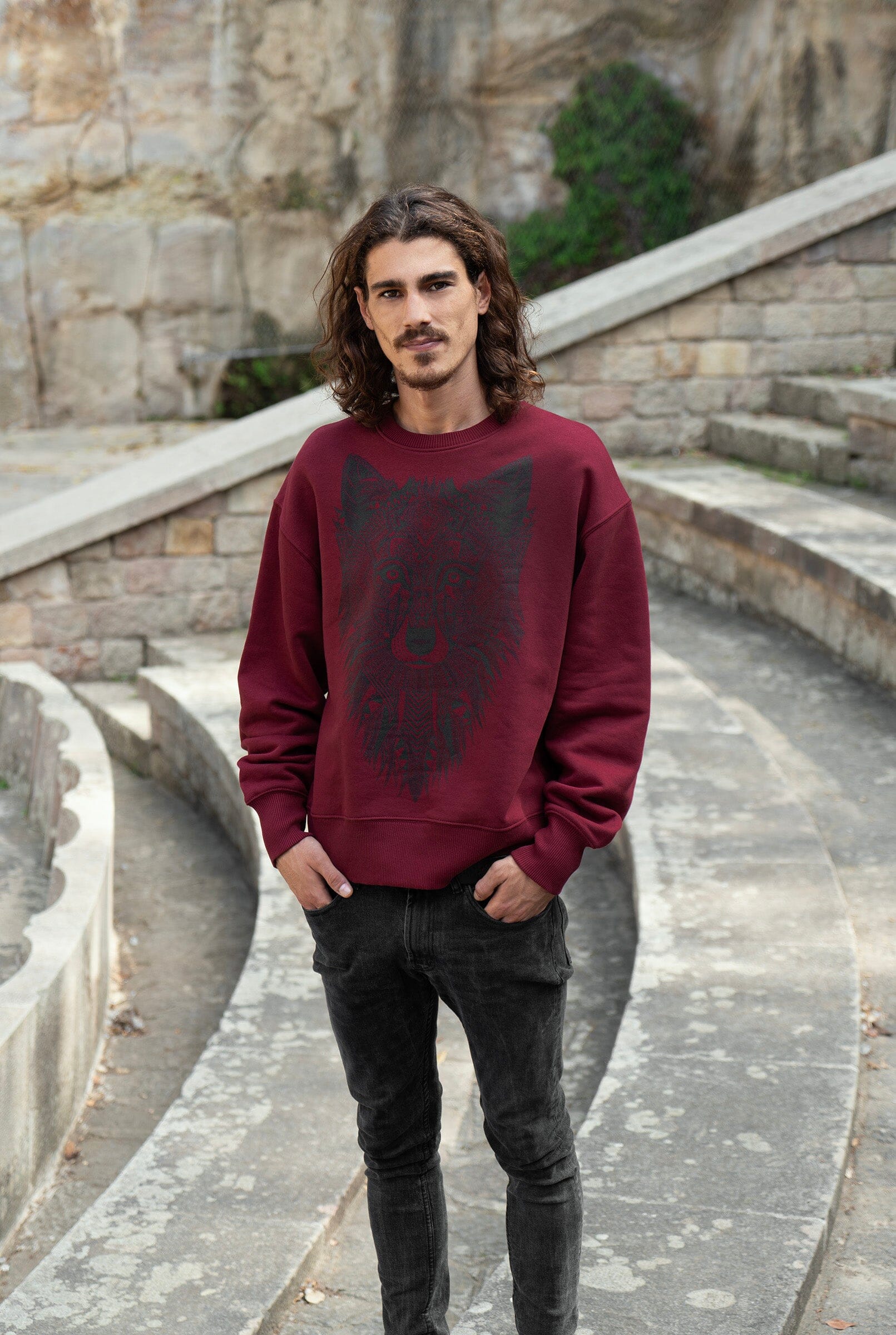 Men's Relaxed Sweatshirt | Grey Wolf