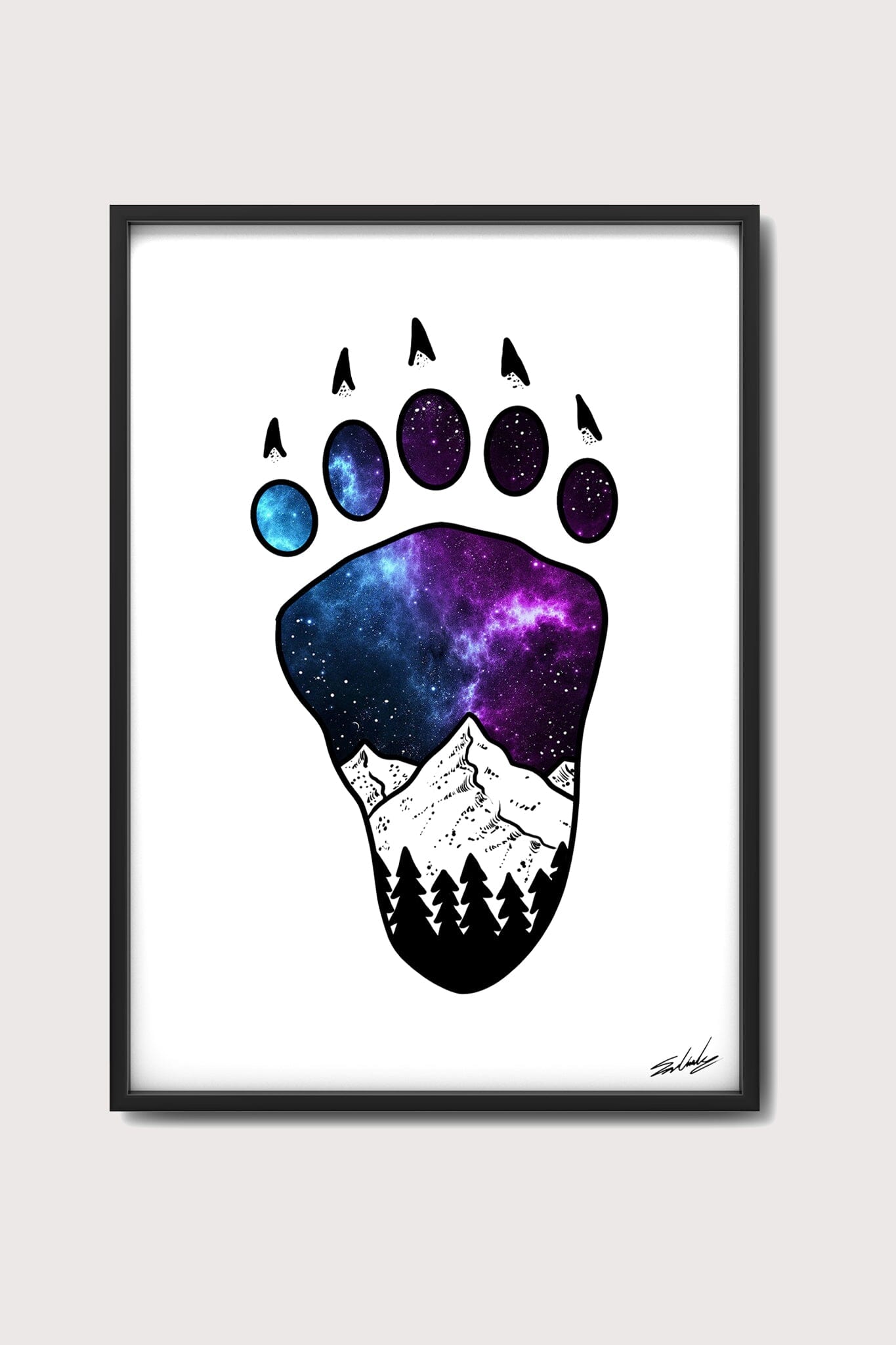 Bear Paw Fine Art Print