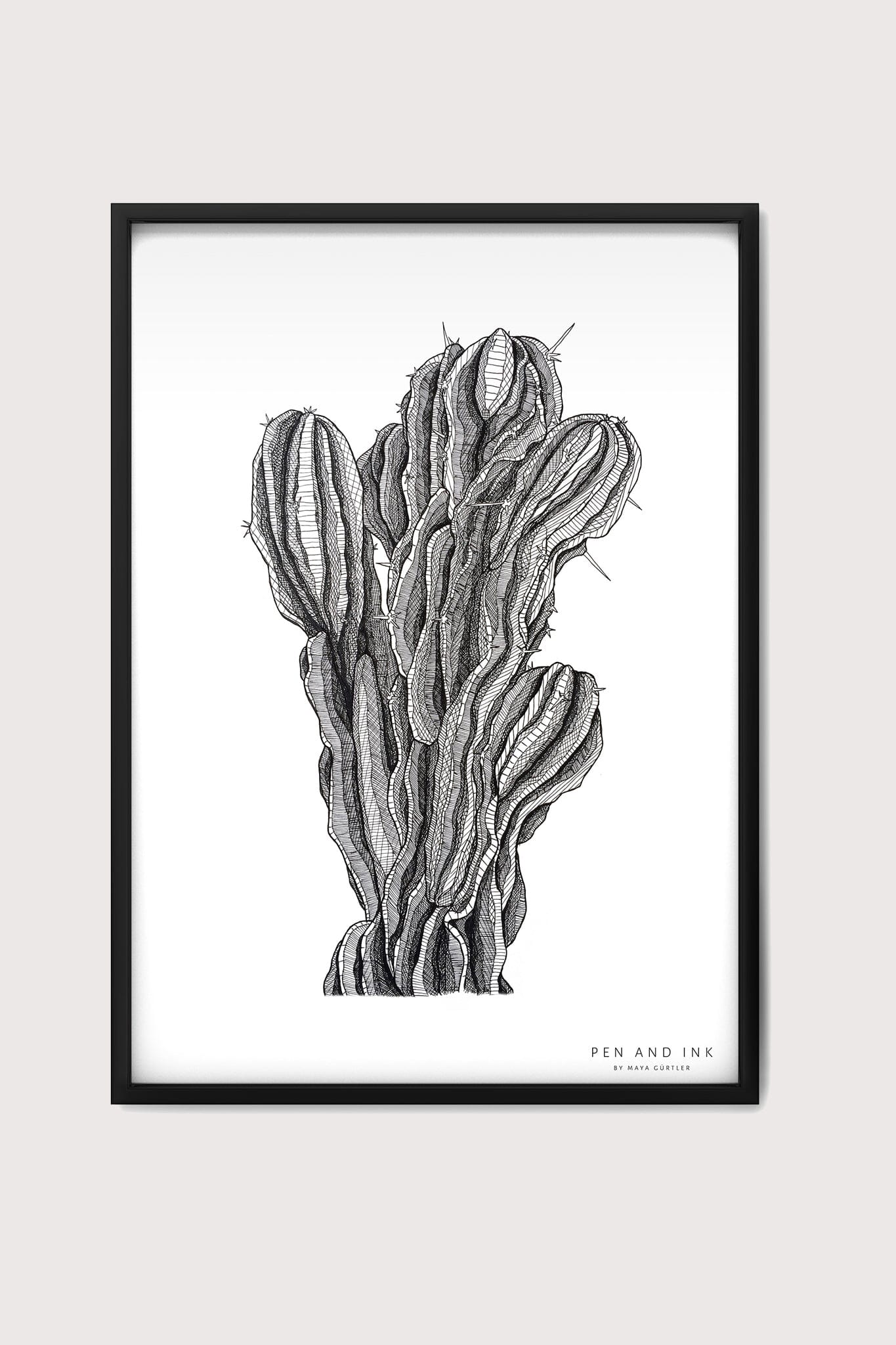 Bush Cactus Fine Art Print