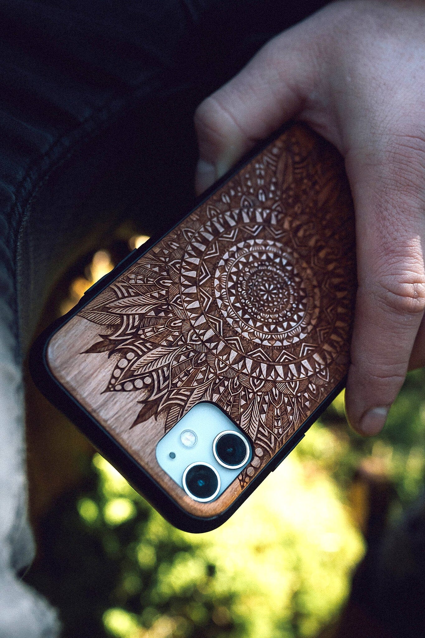 Wooden Phone Case | Mandala