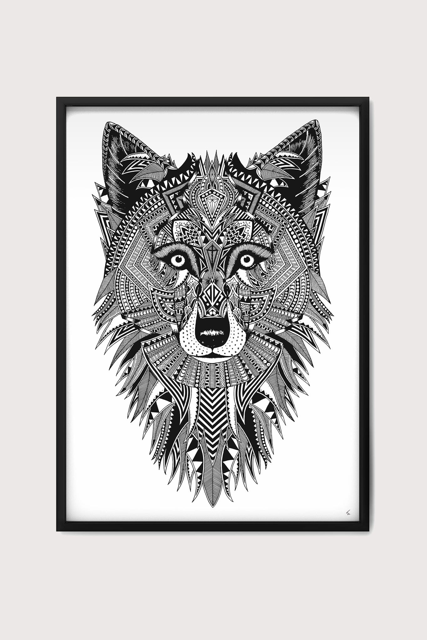 Grey Wolf Fine Art Print