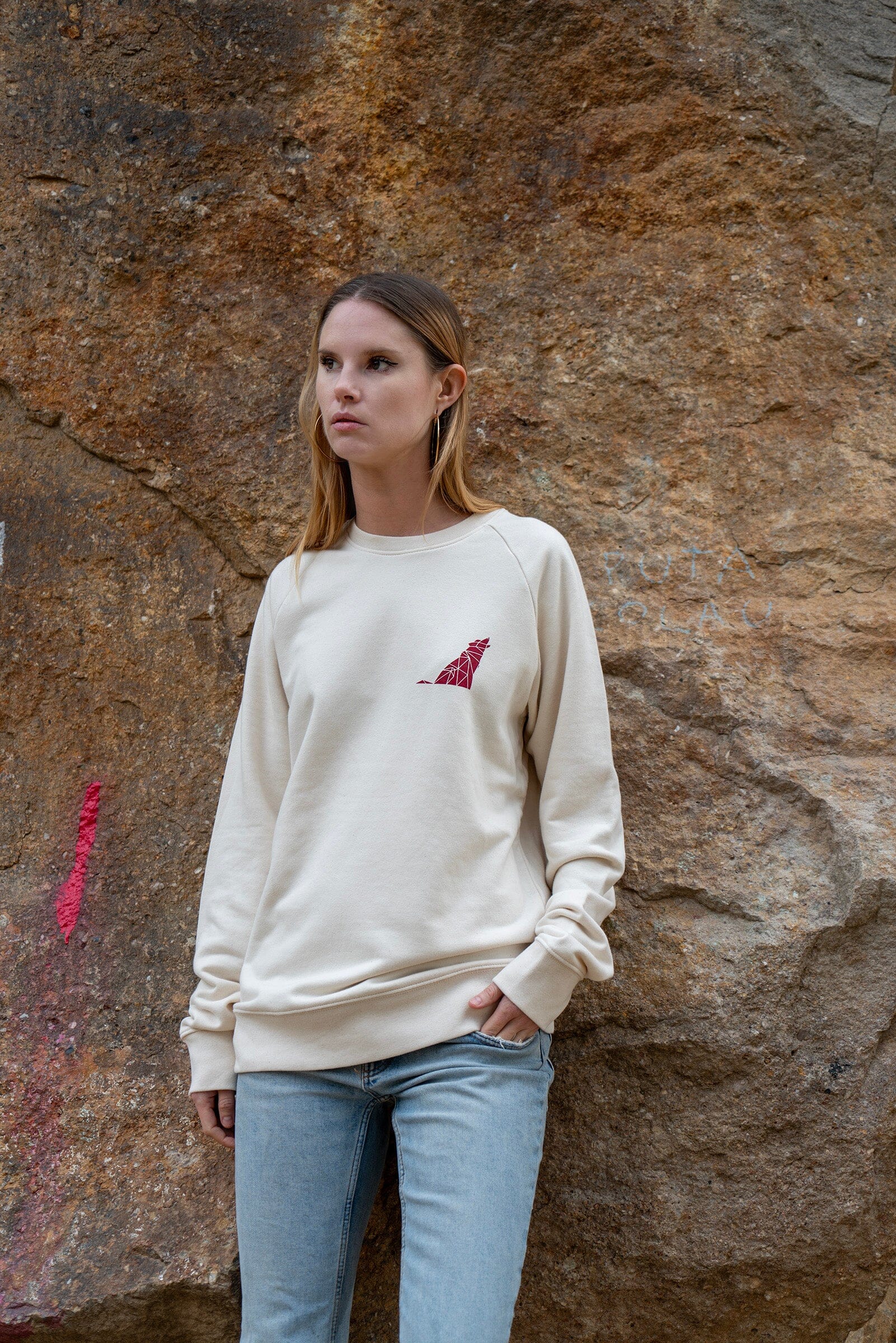 Women's Sweatshirt | Red Wolf