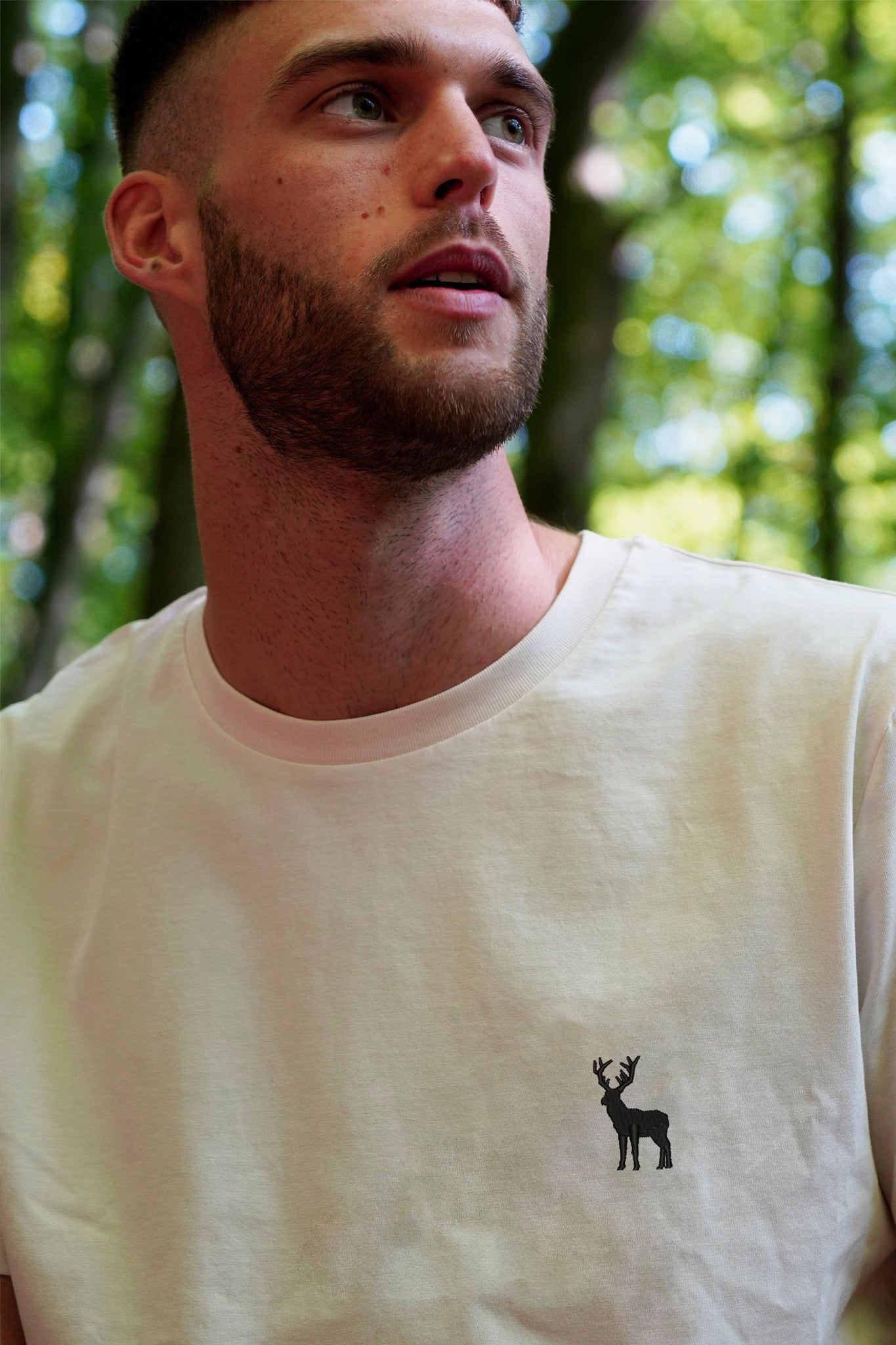 Men's T-shirts | Embroidered Stag