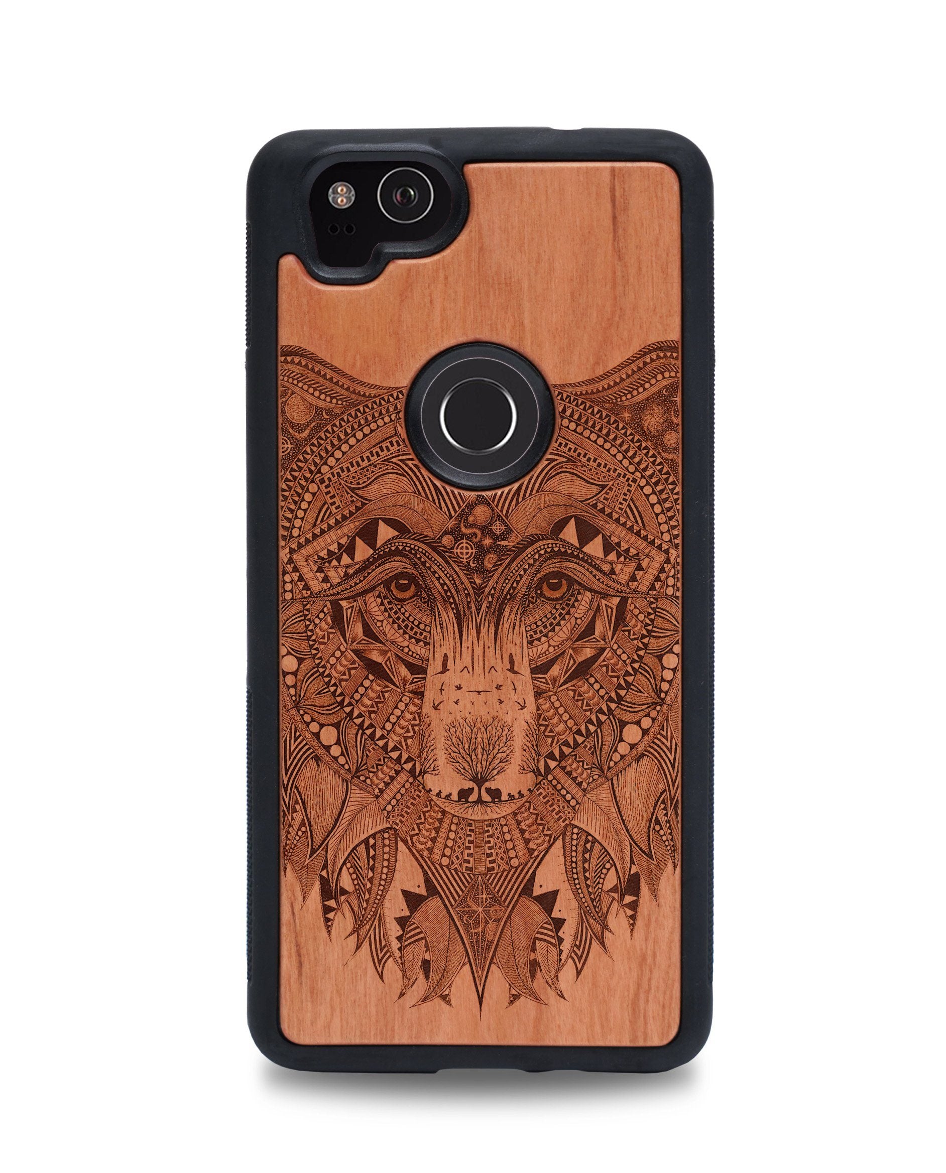 Wooden Phone Case | Black Bear