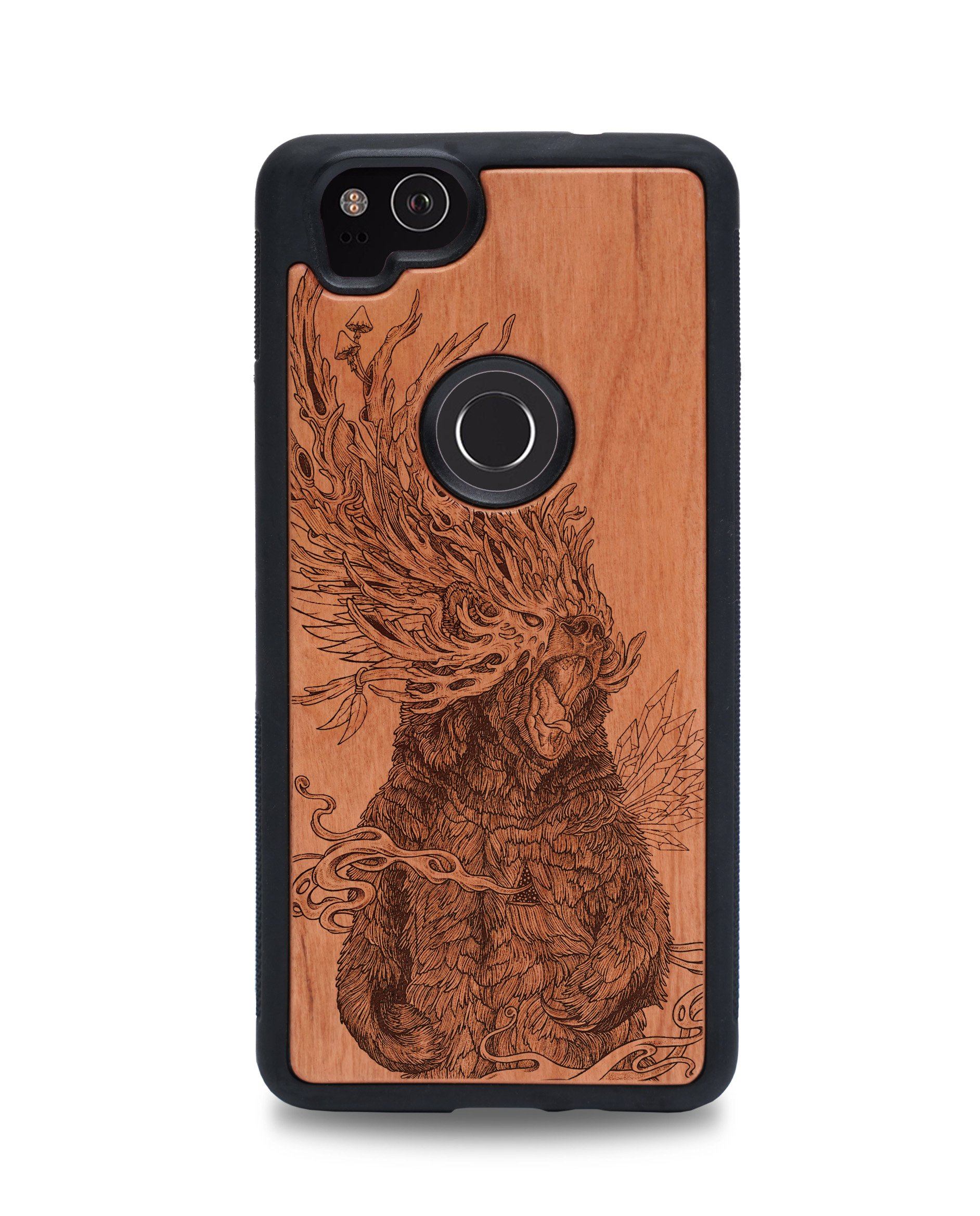 Wooden Phone Case | Journeying Spirit Bear
