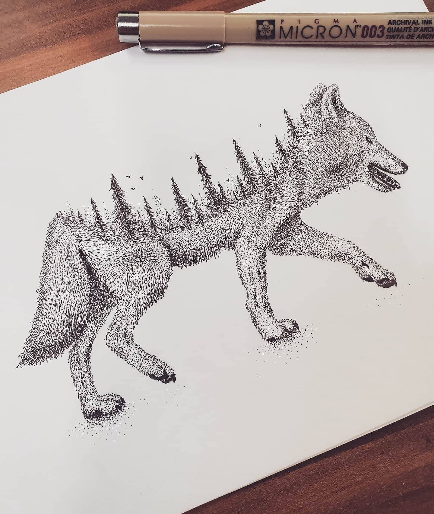 Wandering Wolf Original