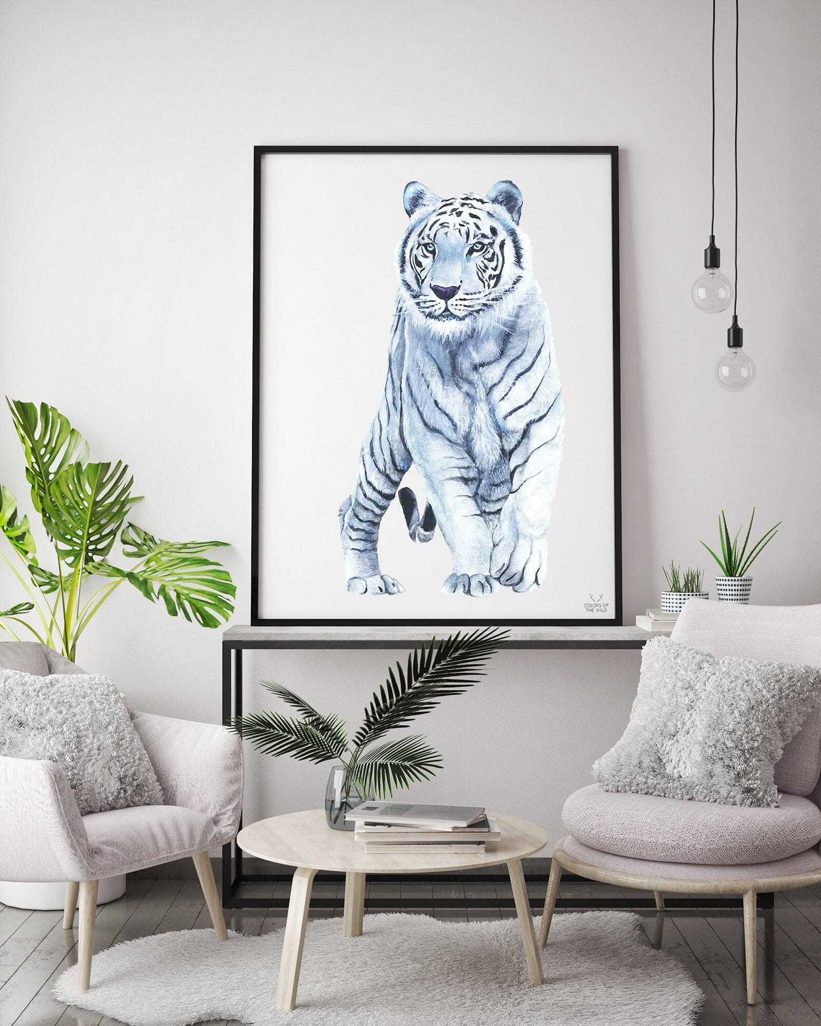 White Tiger Fine Art Print