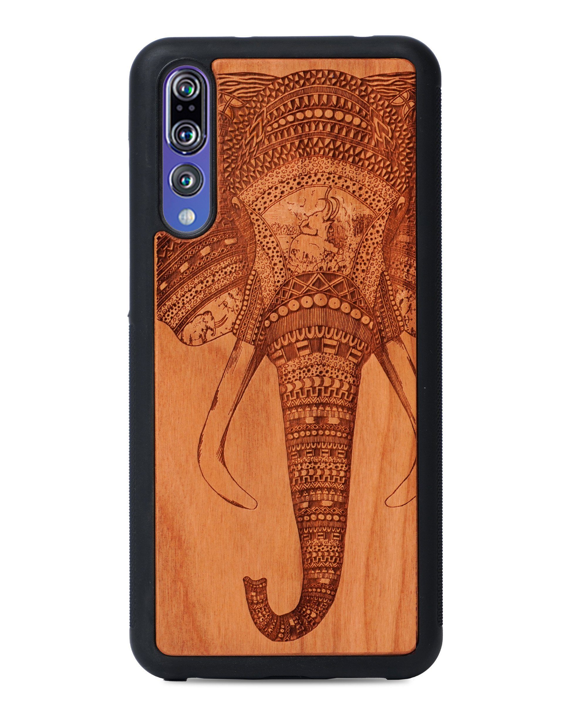 Wooden Phone Case | An Elephant Never Forgets