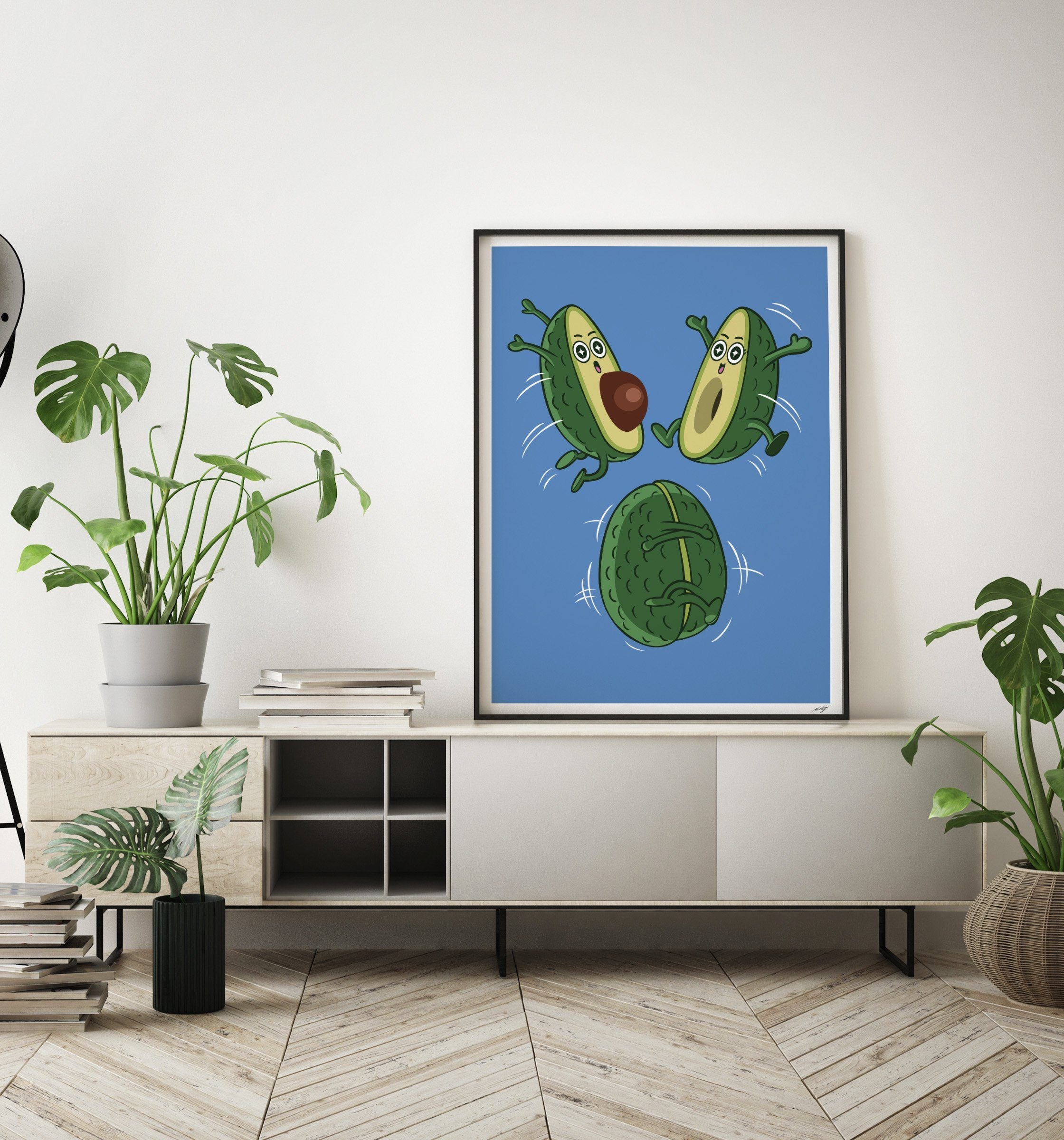 Avocado Hug Fine Art Print