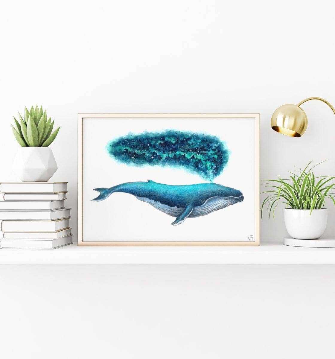 Cosmic Whale Fine Art Print