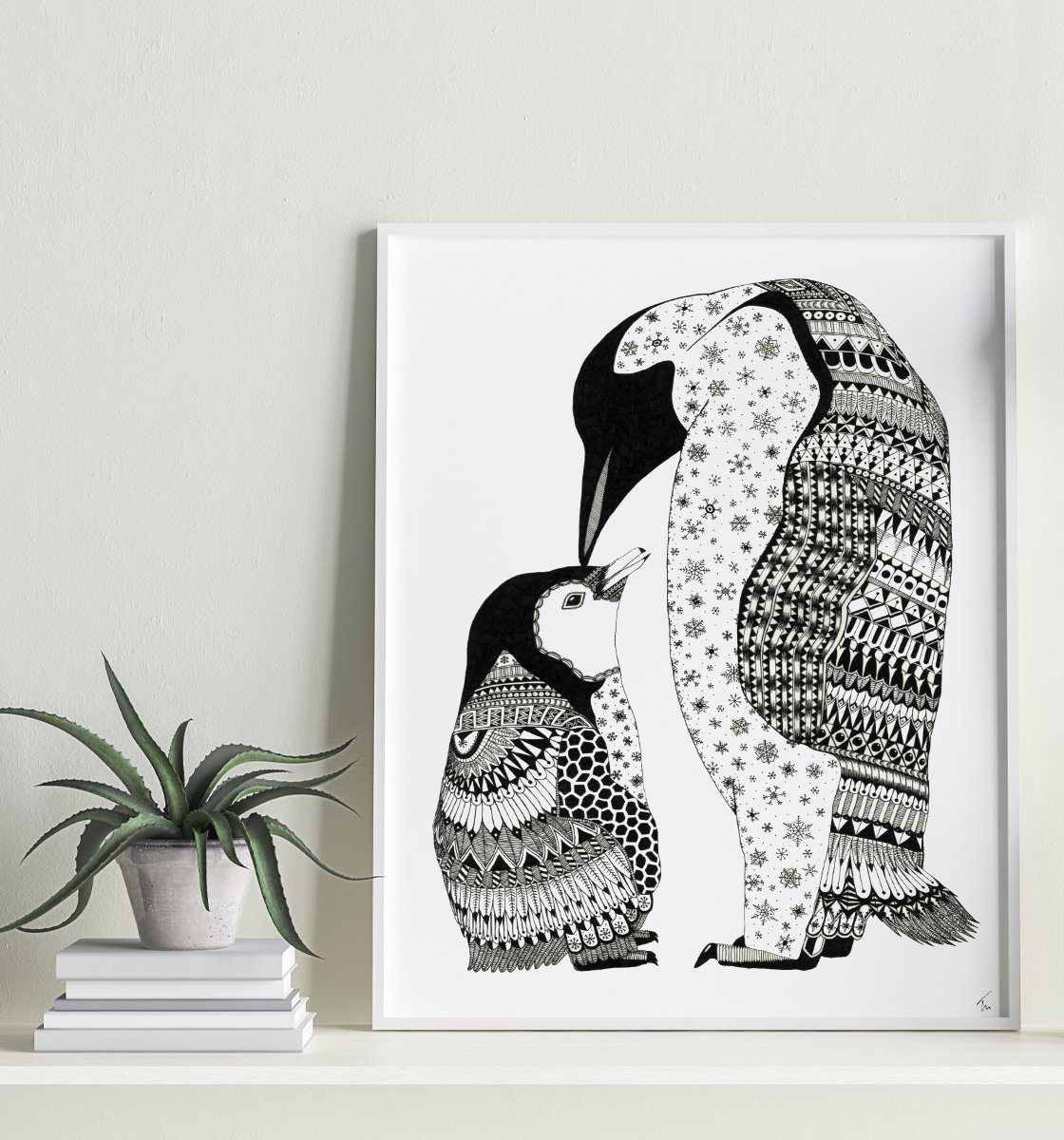 Emperor Penguins Fine Art Print