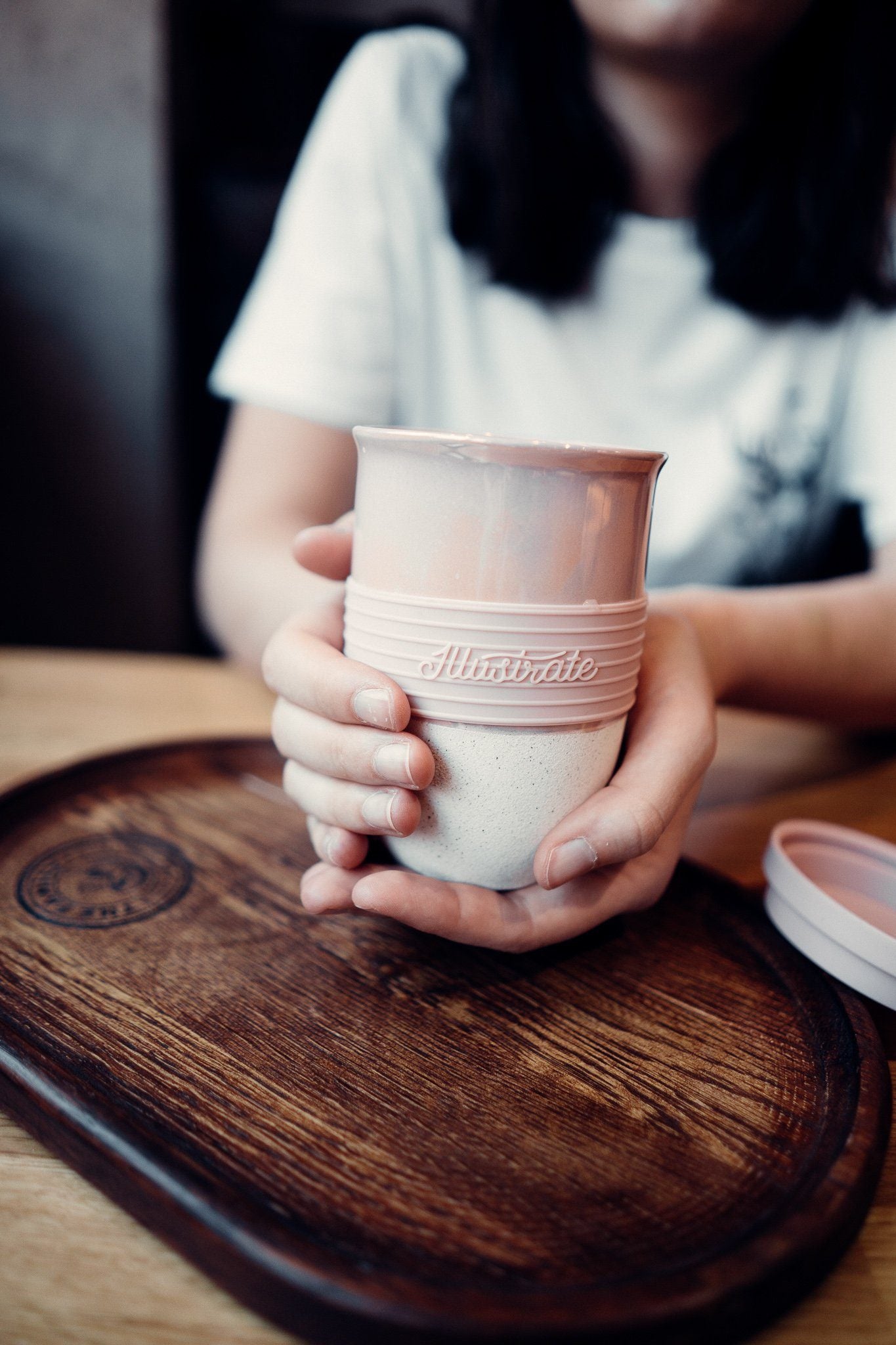 Ceramic Travel Cup - Seashell