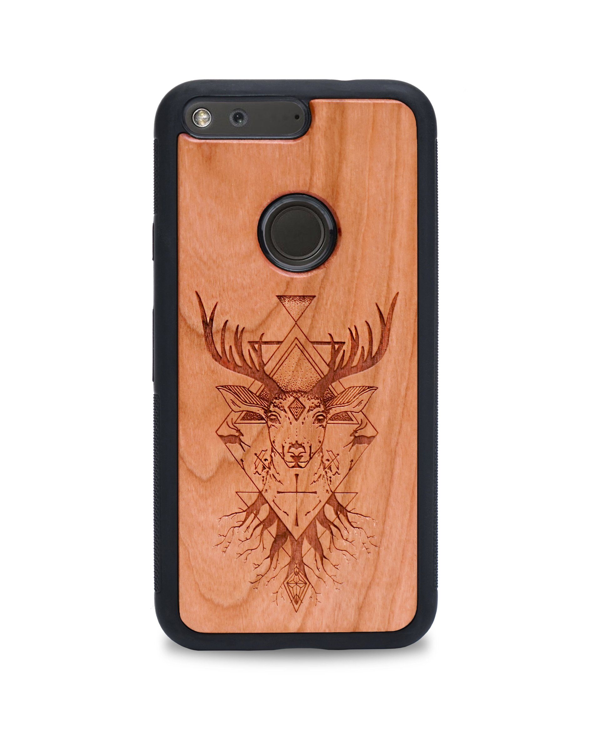 Wooden Phone Case | Minimalistic Stag