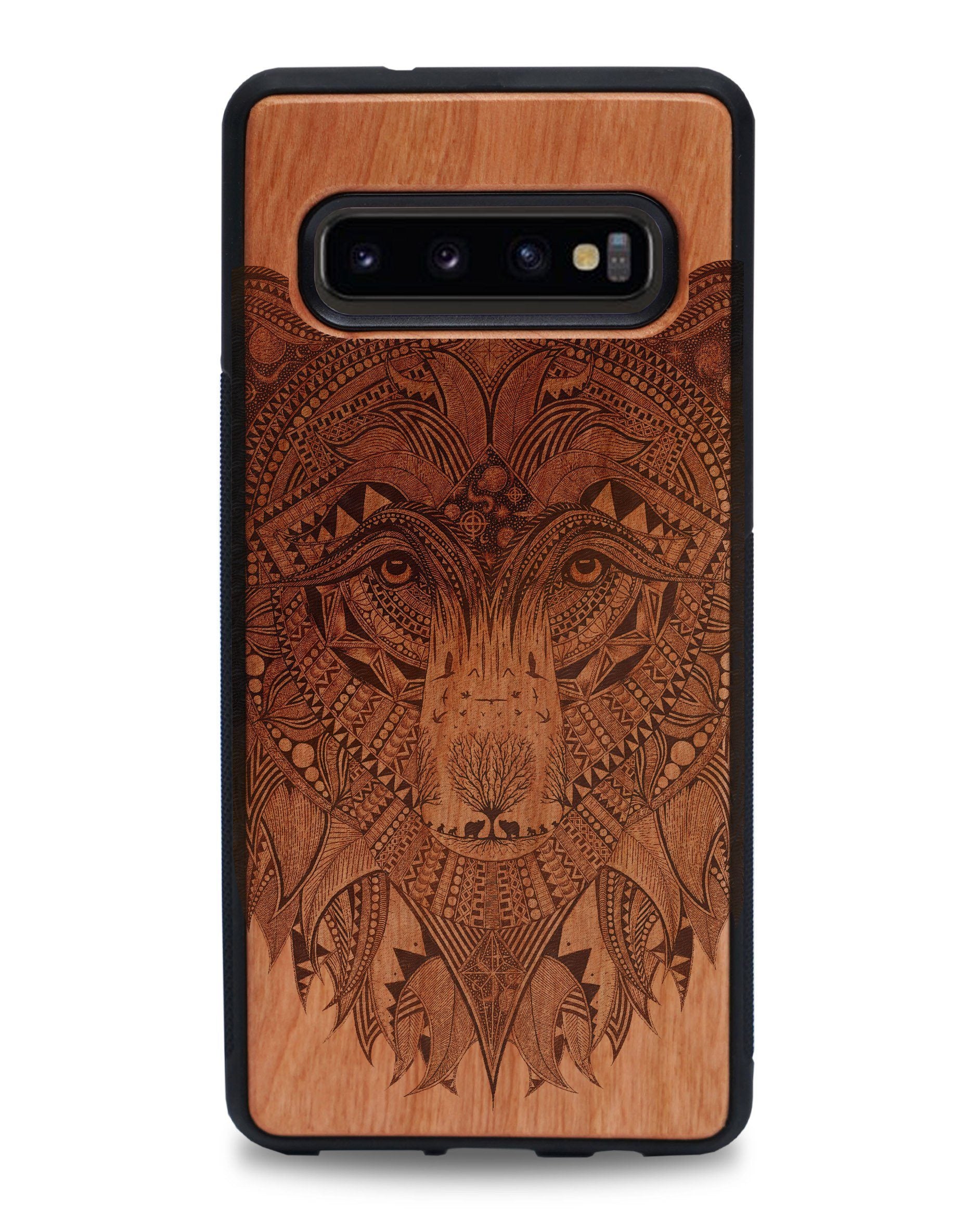 Wooden Phone Case | Black Bear